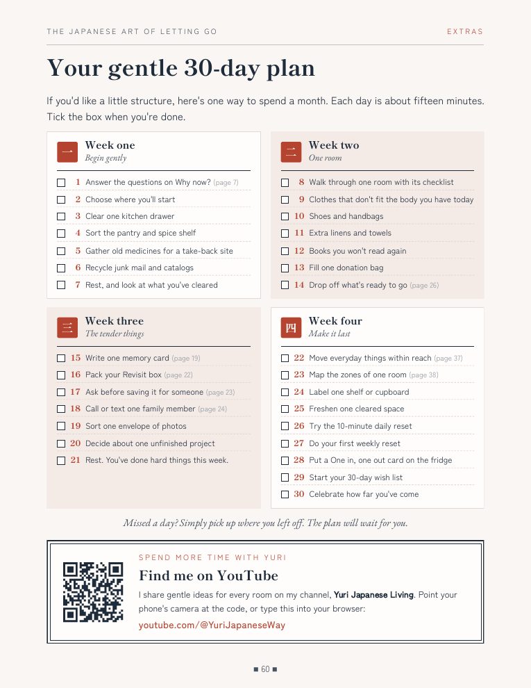 Your gentle 30-day plan